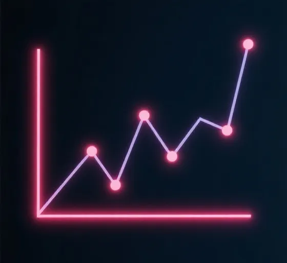 数据走势示意图